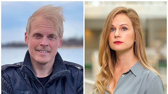 Projektledare Tommy Carlsson och Frida Johansson Metso har intervjuats av Forte magasin. Foto: RKH