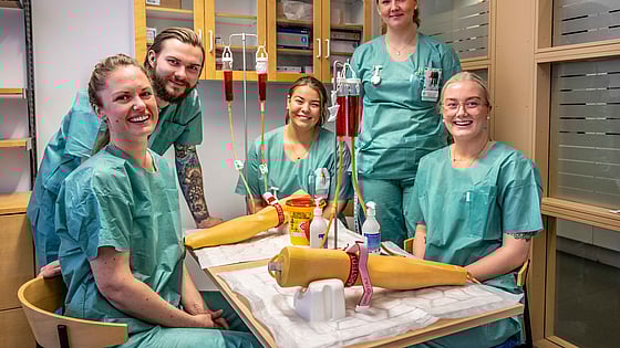 Studenter vid Röda Korsets Högskola