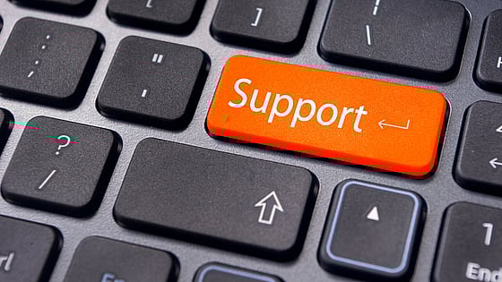 tangentbord på en laptop. Foto: Mostphotos