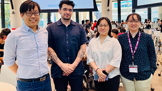 Miguel Diaz, lektor vid Röda Korsets Högskola på STINT-stipendium i Singapore. Foto: Privat