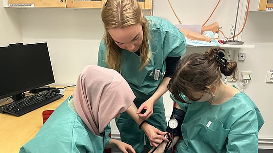 Studenter lär av studenter – peer learning på KTC. Foto: RKH