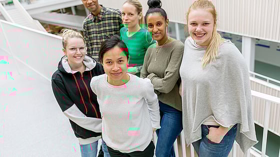 Studenter vid Röda Korsets Högskola. Foto: Gustav Gräll