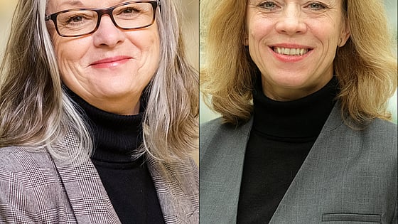 Katarina Brochard och Cecilia Häckter Ståhl, lärare vid Röda Korsets Högskola.