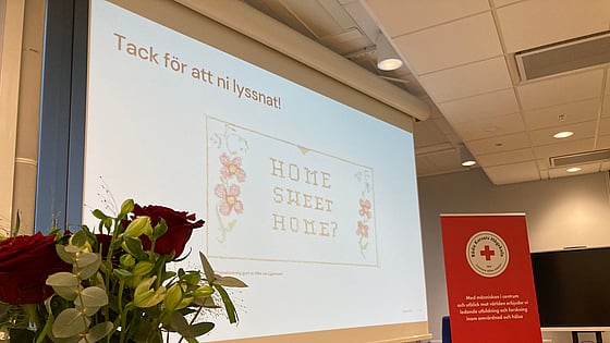 Bild från disputation på Röda Korsets Högskola. Foto: RKH