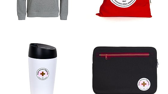 Profilprodukter från Röda Korsets Högskola