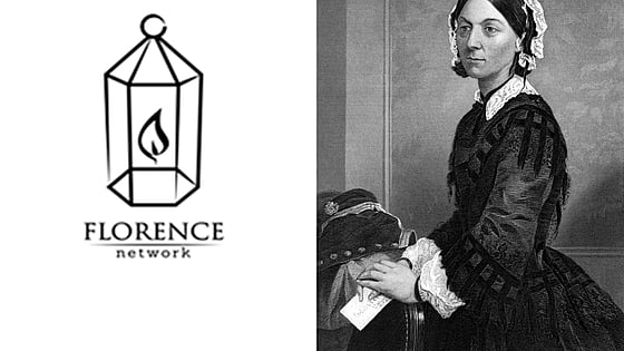 Bild av Florence Nightingale och det europeiska nätverket Florence Network.