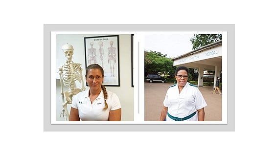 Astrid Janzon stipendiater 2024 - Emelie Gripewall och Enna Sengogka. Foto: Privat