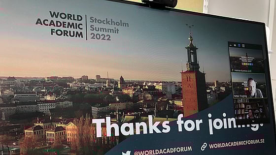 Bild från den internationella konferensen.