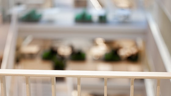 Bild över lokalerna med kort skärpa. Foto: Jenny Frejing