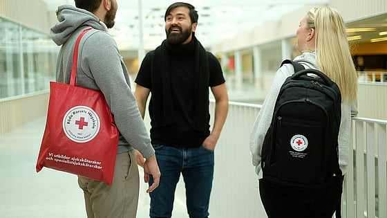 Studenter på Röda Korsets Högskola.