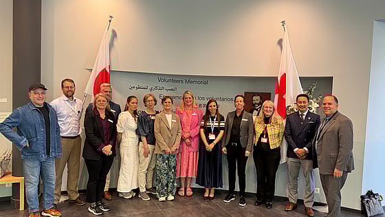 Röda Korsets Högskolas Ledningsråd har varit på besök hos Röda Korset i Genève.