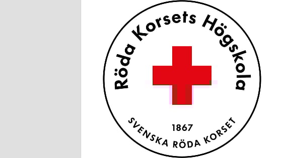 Bild av Röda Korsets Högskolas nya logga.
