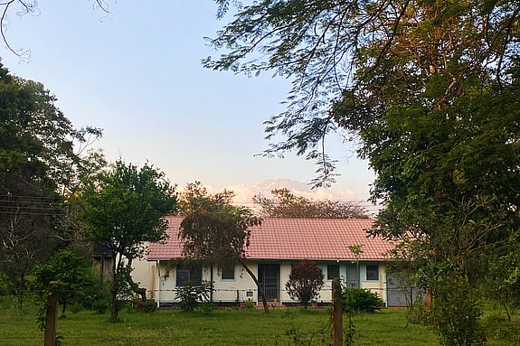 Hus i Tanzania. Foto: Privat