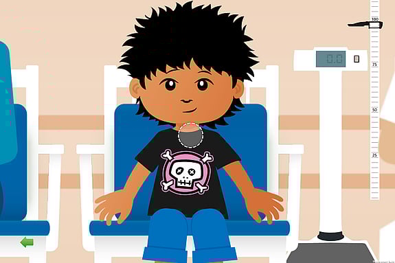 Bild av appfunktion.