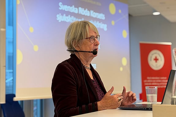 Gudrun Nyberg föreläser
