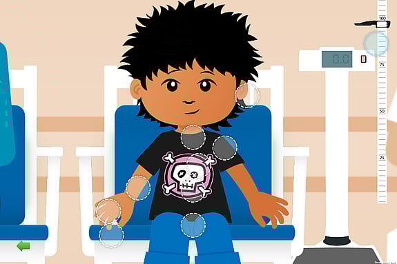 Bild av appfunktion.