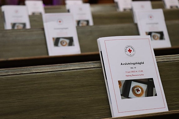 Bild från avslutningshögtiden.