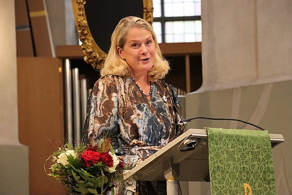 Bild av rektor Susanne Georgsson.
