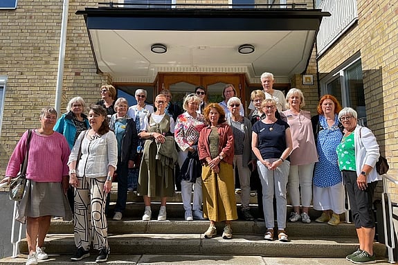 Alumner från Röda Korsets Högskola firade 50-årsjubileum i Boden. Foto: Privat