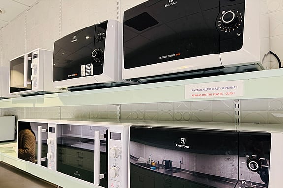 Mikrovågsugnar för studenter att använda finns på plan 5.