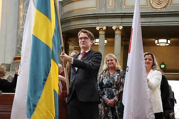 Bild från avslutningshögtid.