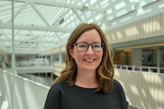 Christina Redin, högskoleadjunkt vid Röda Korsets Högskola. Foto: RKH