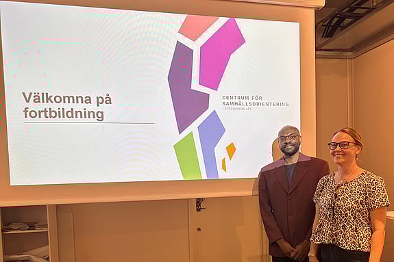 Deltagare vid centrum för samhällsorientering