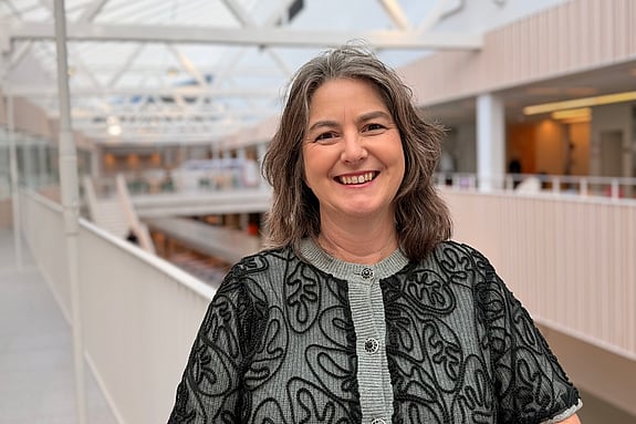 Charlotte Angelhoff, högskolelektor vid Röda Korsets Högskola. Foto: RKH