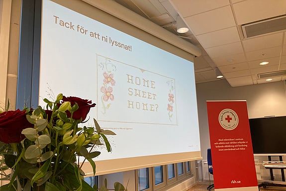 Presentation av avhandling. Foto: RKH