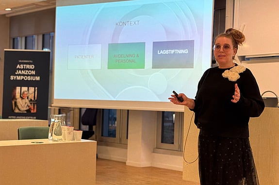 Jenny Karlsson adjunkt vid Röda Korsets Högskola och doktorand vid Karolinska Institutet