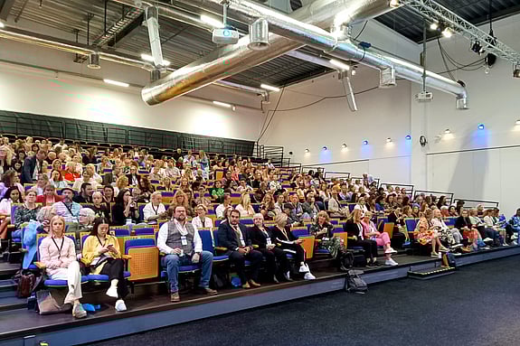 Bild på publiken från konferensen i Malmö