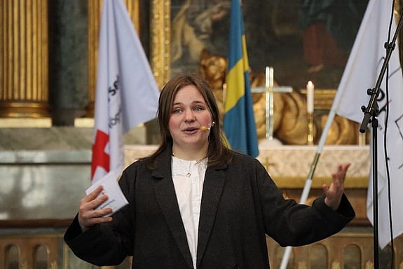 Bild av Marlene Juhl som var moderator.