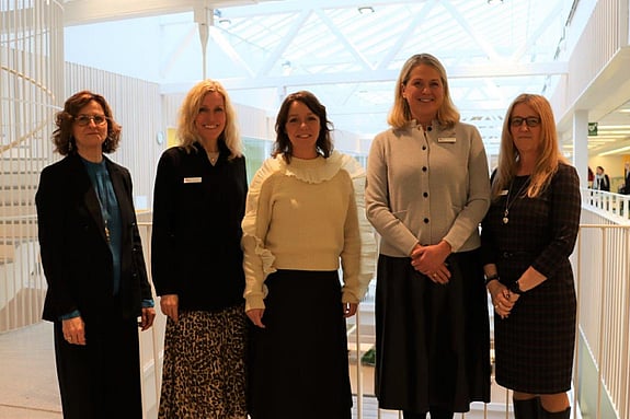 Ledningsrådet med minister Matilda Ernkrans.