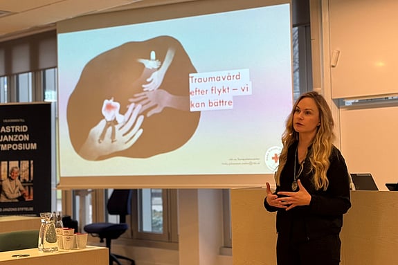 Frida Johansson Metso, leg psykolog och samordnare för Röda Korsets kompetenscenter för tortyr och krigsskaderehabilitering
