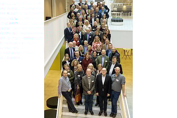 Gruppbild med alla deltagare på SUHF-konferensen. Foto: Sören Andersson