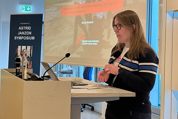 Meja Hietanen, doktorand vid Röda Korsets Högskola.