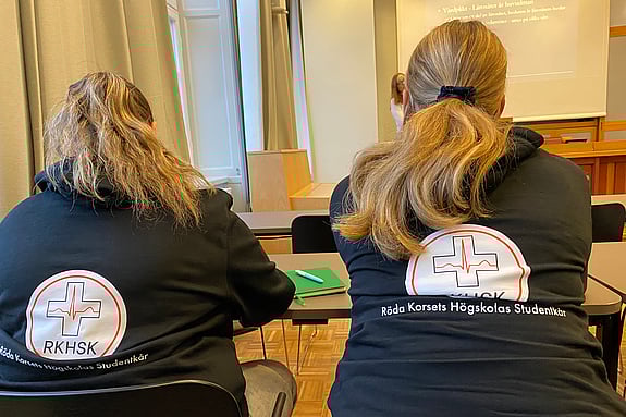 Representanter från Röda Korsets Högskolas studentkår RKHSK. Foto: RKH