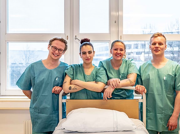 Studenter vid Röda Korsets Högskola. Foto: Jenny Frejing