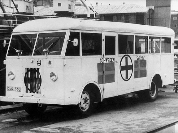 Bild på Vita bussarna. Foto: SRK