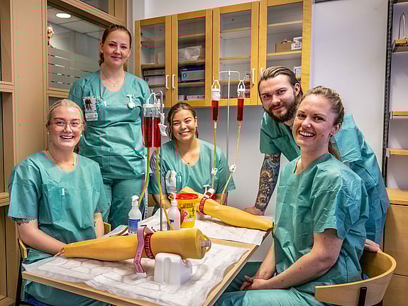 Glada studenter. Foto: Jenny Frejing