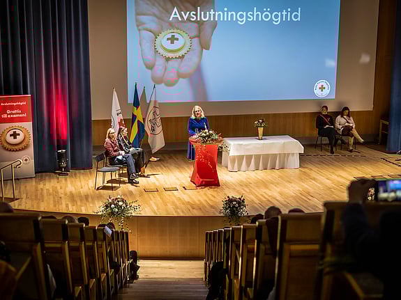 Avslutningshögtid. Foto: Jenny Frejing