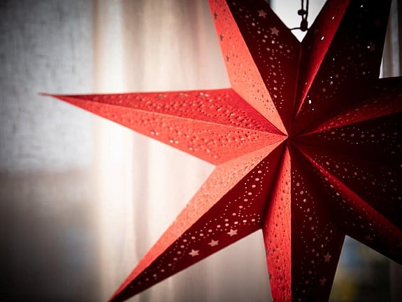 Bild av adventsstjärna.