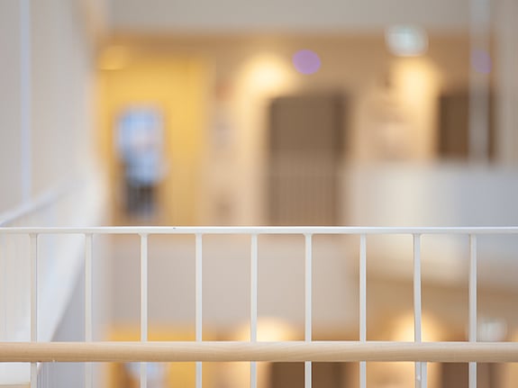 bild på lokalerna med kort skärpa