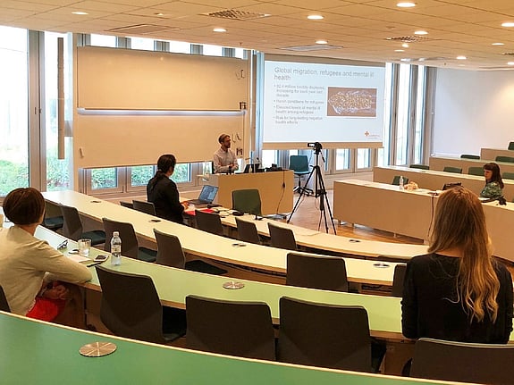 Bild från ett seminarium på Röda Korsets Högskola. Foto:RKH