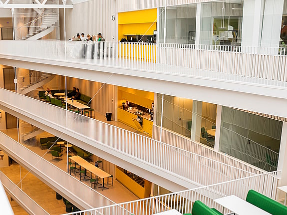 Bild över lokalerna vid Röda Korsets Högskola. Foto: Jenny Frejing