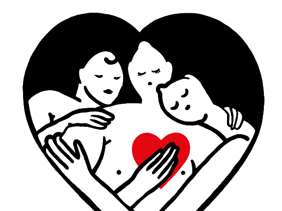 Två kvinnor som går bredvid varandra och pratar