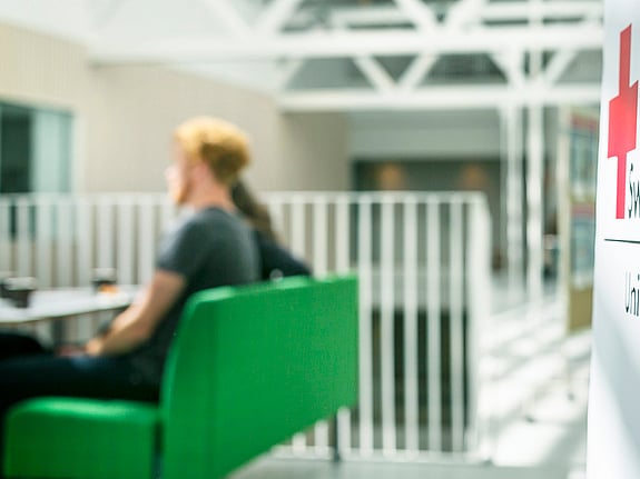 Bild av Röda Korsets Högskolas lokaler.