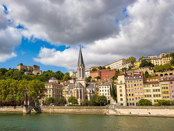 Lyon i Frankrike. Foto: Mostphotos.