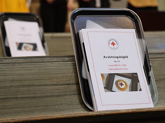 Bild från Röda Korsets Högskolas avslutningshögtid.