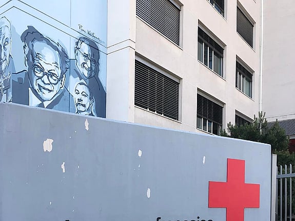 Franska Röda Korset. Foto; Privat